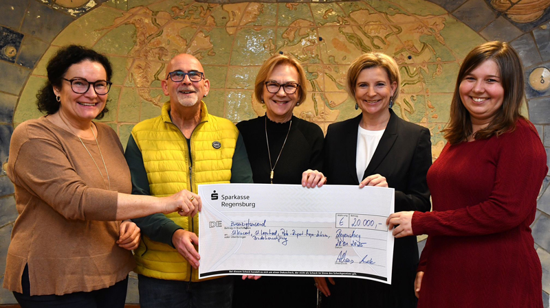 Spendenübergabe Aktion Hildegard Anke